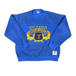 Vintage 90s St. Louis Blues‎ Nutmeg NHL Crewneck XL
